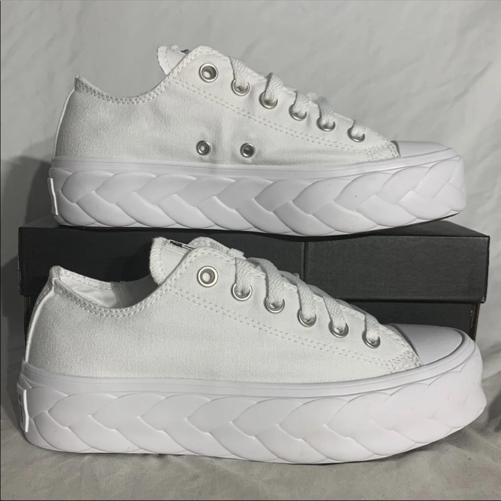 Converse CTAS Lift Cable OX Platform Sneakers - Picture 3 of 7